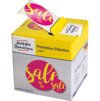 Promotion-Etiketten "Sale"