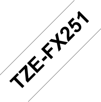 TZe-Schriftbandkassette Flexi-Tape, laminiert