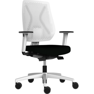 Bürodrehstuhl SPEED-O Style Membran-Lehne mit Netzgewebe mit Syncro-Relax-Automatic, mit Armlehnen