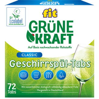 Geschirr-Reiniger Tabs Grüne Kraft Classic