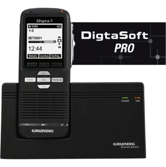 Digitales Diktiergerät Digta 7 Premium Set mit DigtaSoft Pro