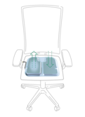 Luftkissensitz AIR-SEAT