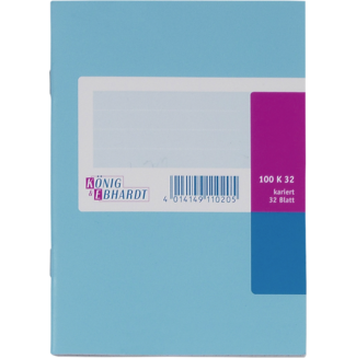 Geschäftsbuch DIN A6, Einband Glanzkarton PVC-kaschiert
