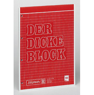 Briefpapierblock Dicker Block