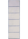 Blanko-Schild 73 mm, endlos
