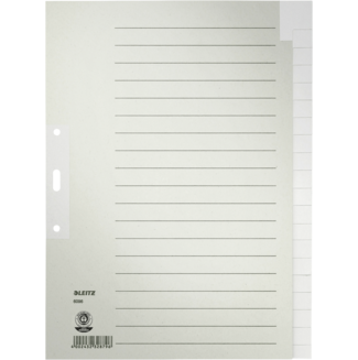Blanko-Register aus Papier für Hängeordner