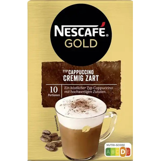 Instantkaffee Nescafé Gold Typ Cappucino, Cremig Zart