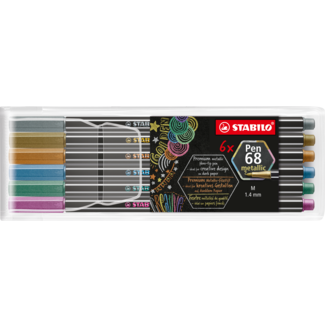 Filzstift STABILO® Pen 68 metallic