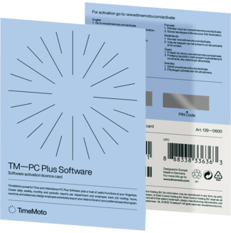 Zeiterfassungssystem TM-PC Plus Software