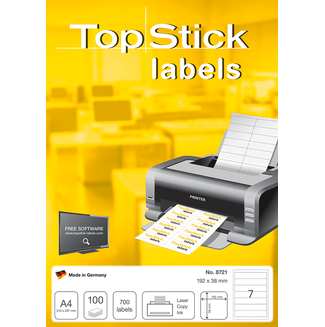 Universal-Etikett für Inkjet/Laser/Kopierer