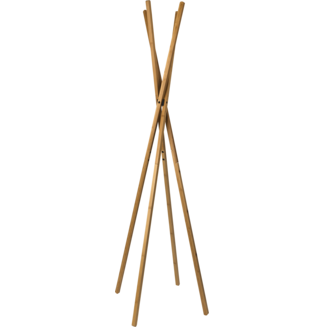 Standgarderobe TIPY aus Bambus
