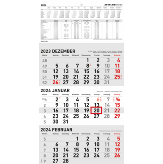 Dreimonatskalender 951